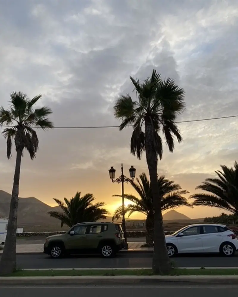 la oliva Fuerteventura sunset digital nomads